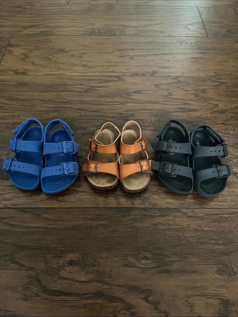 3 pairs of Cat and Jack Sandals
